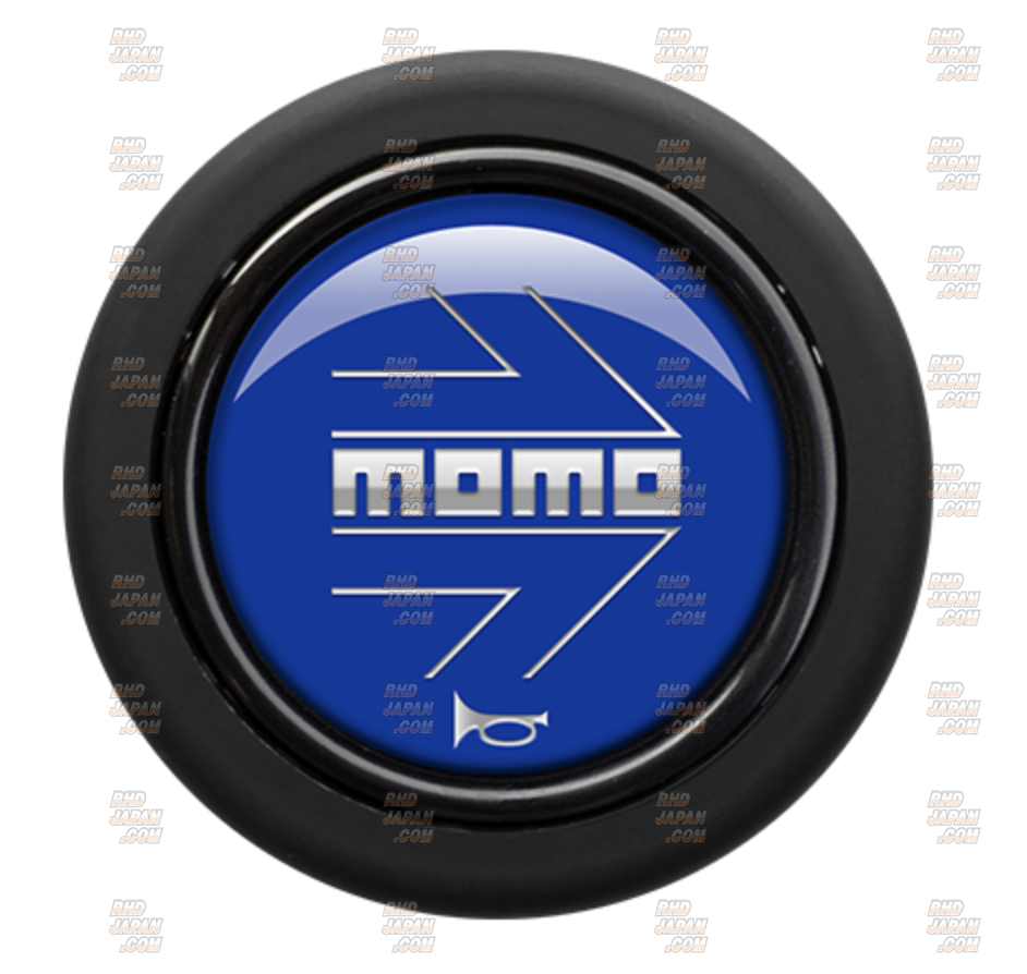 MOMO Horn Button - MOMO Arrow Blue